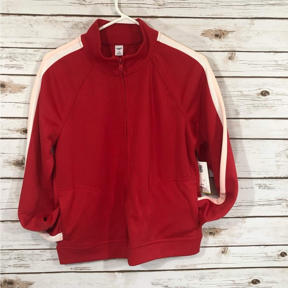 NWT Little Girls Medium Red Zip Up Old Navy Active Jacket
